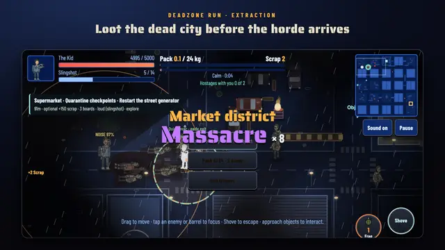Loot the dead city before the horde arrives