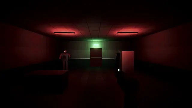 The exit hall, and extraction